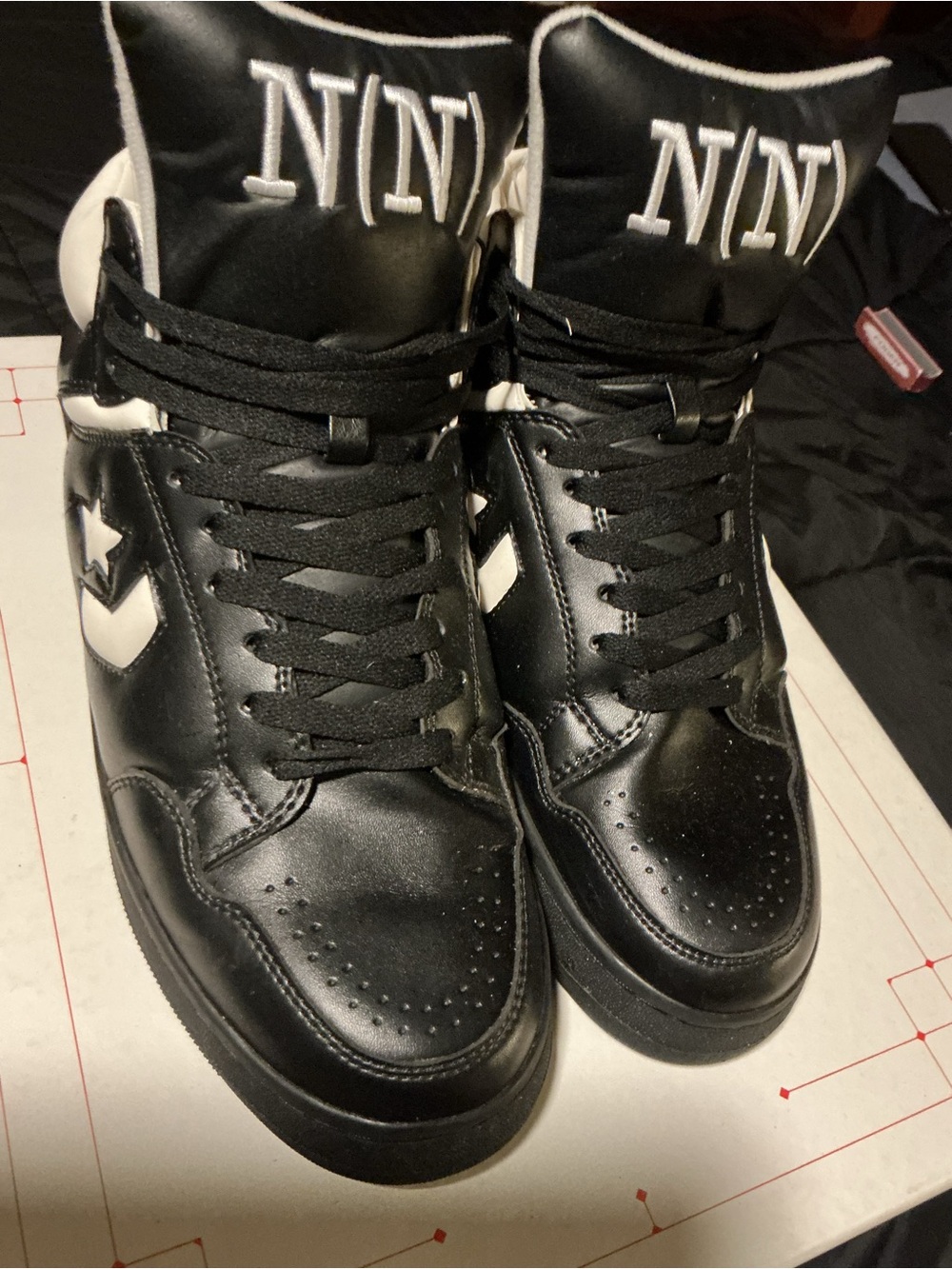 Number (N)ine Converse Star N(N) High Top Sneaker - Picture 2 of 4